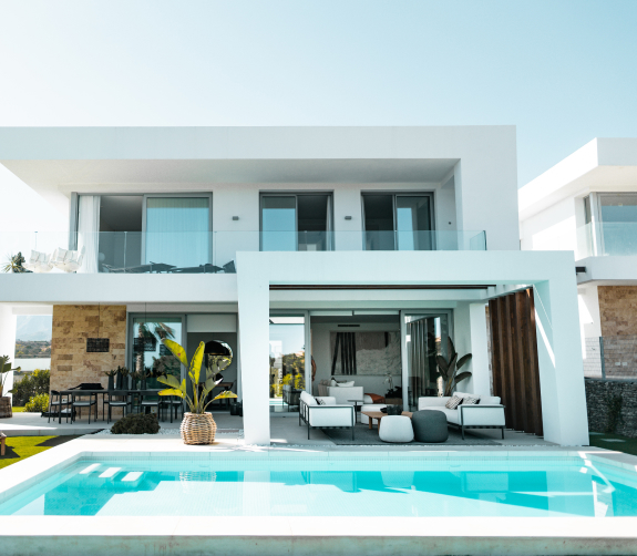 Modern villa with pool
